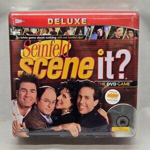 Deluxe Seinfeld SCENE IT? DVD Game in Collectors Tin - New Sealed